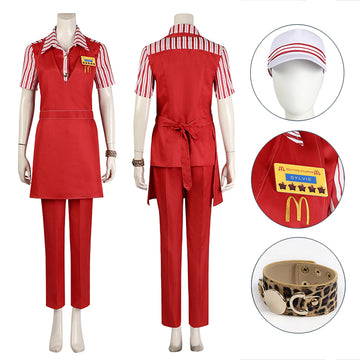 Loki 2 Slyvie Variant Costume Loki Season 2 Cosplay Lady Slyvie Red Uniform